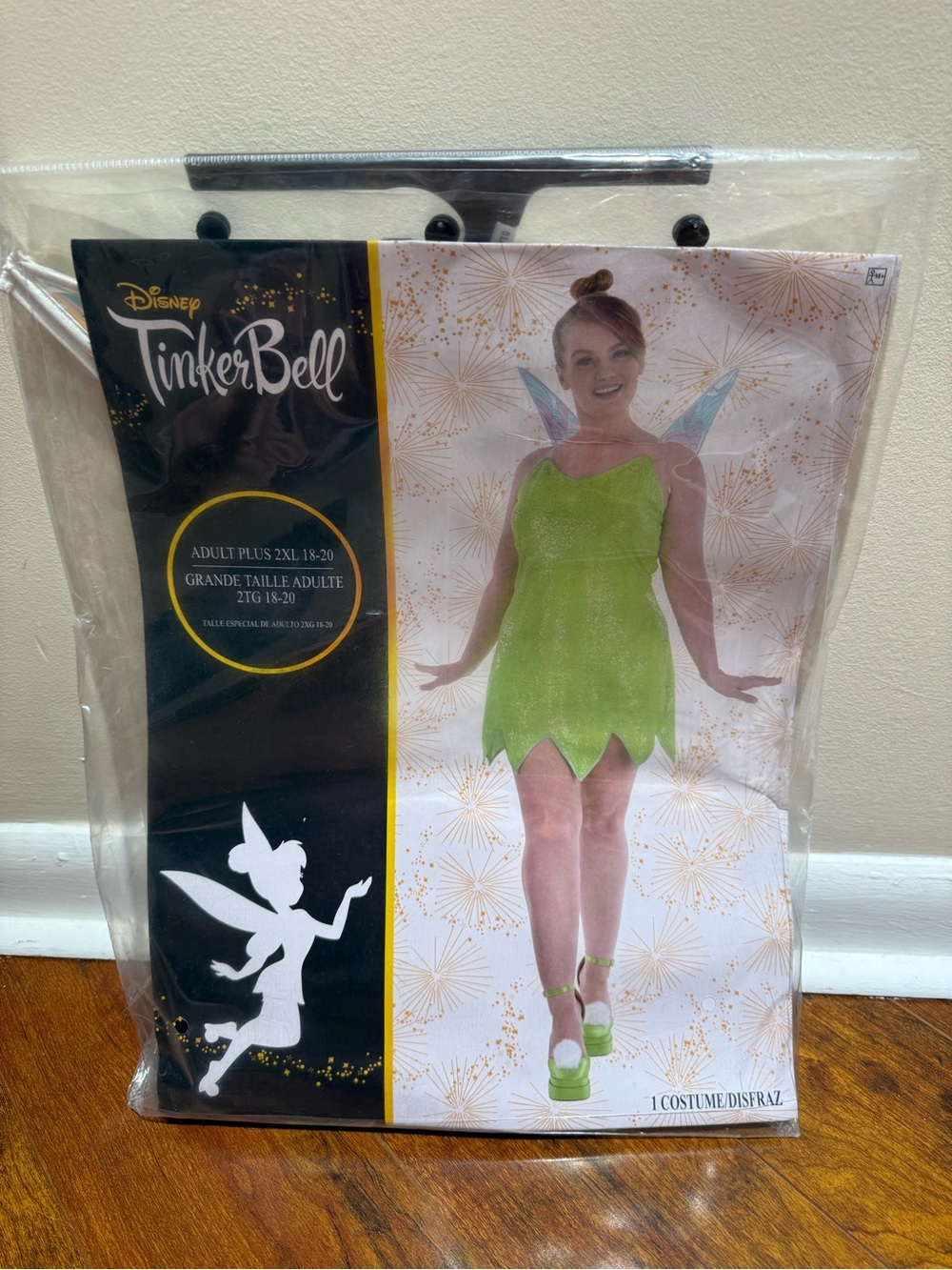 NWT Official Disney Tinker Bell Adult Size XXL Costume Halloween 5 Piece Set